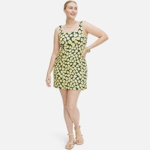 Diane Von Furstenberg x Target Yellow Poppy Shift Mini Dress